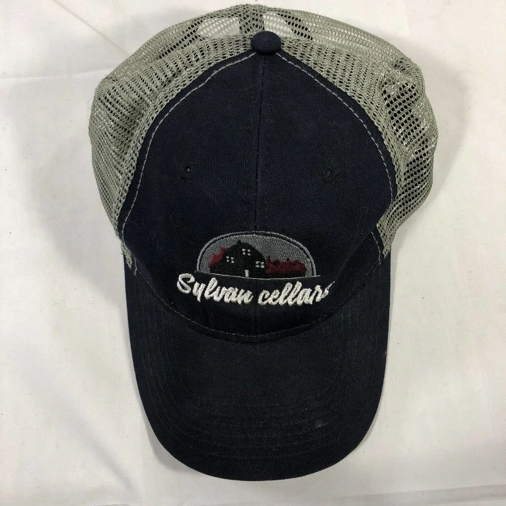 Sylvan Cellars Hat Cap Mesh Back Adjustable One Size Fits Most OSFM Logo